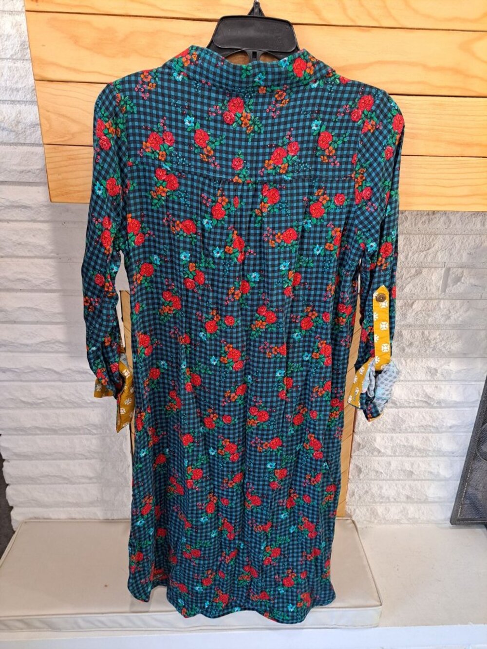 NEW Matilda Jane Choose Your Path Fa La La Button Down Dress Womens XS READ - Picture 7 of 12